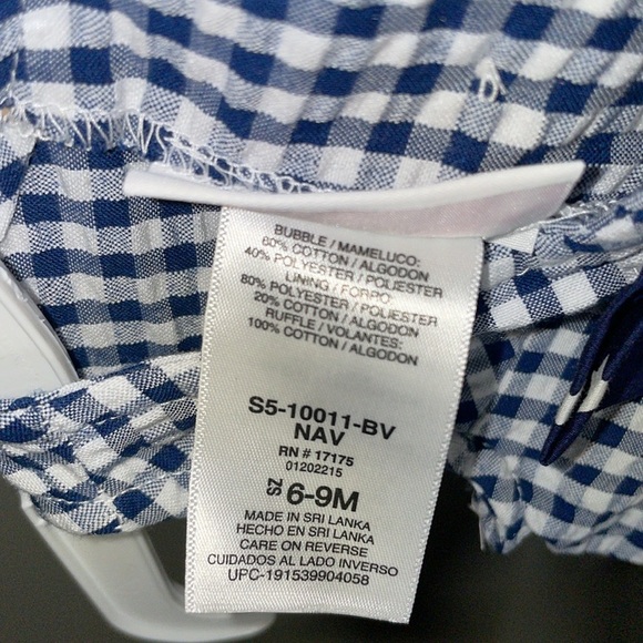 Bonnie Baby Blue Gingham Star Dress - Picture 3 of 9